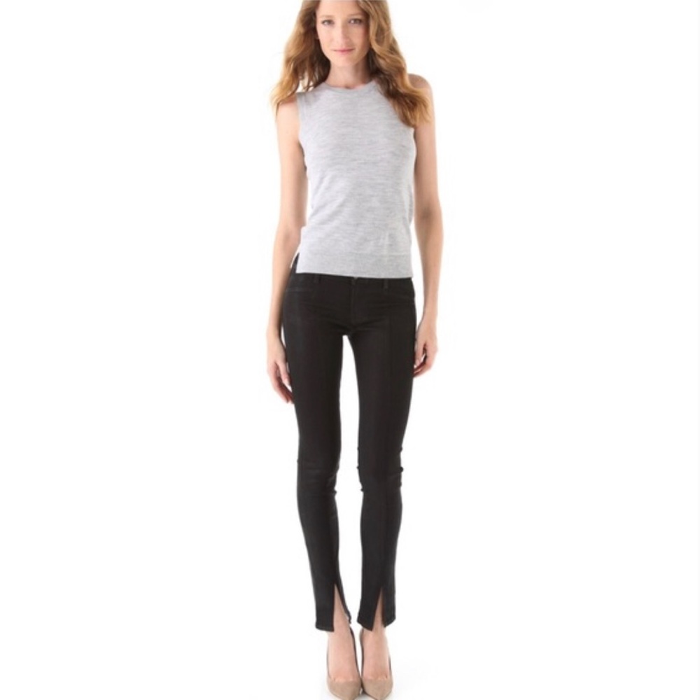 J BRAND | Women’s Vera Front Slit Leg Coated Skinny Jeans | Size 28 | Denim |NWT